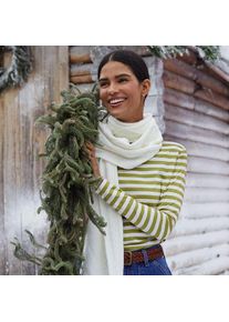 LANDS' END Supima-Shirt, Langarm in Petite-Gr&ouml;&szlig;e, Damen, size: petite, Gr&uuml;n, Baumwolle, by Lands' End