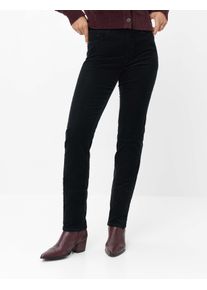 Brax Damen Cordhose Style MARY BLACK, schwarz, Gr. 50L