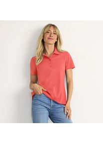 LANDS' END Supima&reg; Polo-Shirt in Petite-Gr&ouml;&szlig;e f&uuml;r Damen, Damen, size: petite, Orange, Baumwolle, by Lands' End
