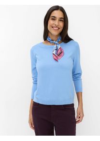 Brax Damen Strickpullover Style LENI blue heaven, Blau, Gr. 36