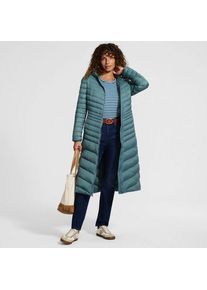 LANDS' END Ultraleichter Maxi-Daunenmantel mit Kapuze WANDERWEIGHT f&uuml;r Damen, Damen, size: regular, Gr&uuml;n, Nylon/Daunen, by Lands' End