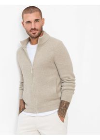 Brax Herren Strickjacke Style JAKE cappucino, hellbraun, Gr. XS