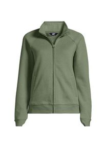 LANDS' END Serious Sweats Rei&szlig;verschluss-Jacke f&uuml;r Damen in Plus-Gr&ouml;&szlig;e, Damen, size: plus, Gr&uuml;n, Baumwoll-Mischung/Polyester-Mischung, by Lands' End