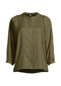 LANDS' END Bluse im Leinenmix f&uuml;r Damen, Damen, size: regular, Gr&uuml;n, Leinen/Viskose, by Lands' End