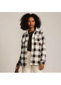 LANDS' END Anyweather Fleece-Hemdjacke f&uuml;r Damen, Damen, size: regular, Lila, Polyester, by Lands' End