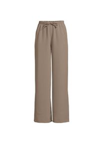 LANDS' END Flie&szlig;ende Webhose mit Elastikbund f&uuml;r Damen, Damen, size: regular, Braun, Polyester, by Lands' End