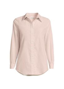 LANDS' END Feincord-Hemdbluse f&uuml;r Damen, Damen, size: regular, Elfenbein, Baumwolle, by Lands' End
