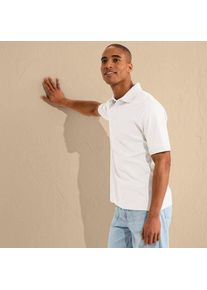 LANDS' END Supima Kurzarm-Polo f&uuml;r Herren, Classic Fit, Herren, size: regular, Wei&szlig;, Baumwolle, by Lands' End