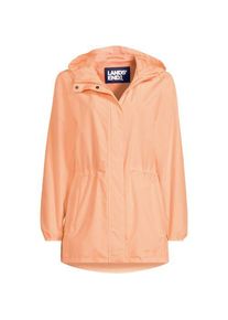 LANDS' END Wasserdichte Regenjacke SQUALL mit Packfach f&uuml;r Damen, Damen, size: regular, Orange, Polyester, by Lands' End