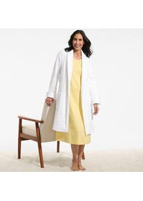 LANDS' END Knielanger Bademantel aus Baumwoll-Frottee f&uuml;r Damen, Damen, size: regular, Blau, Baumwolle, by Lands' End