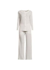 LANDS' END Gemustertes Pyjama-Set f&uuml;r Damen in Petite-Gr&ouml;&szlig;e, Damen, size: petite, Blau, by Lands' End
