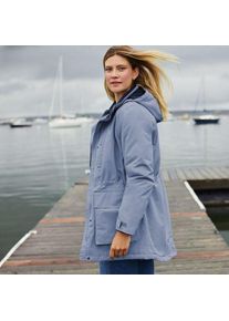 LANDS' END Wasserdichter Parka SQUALL f&uuml;r Damen in Petite-Gr&ouml;&szlig;e, Damen, size: petite, Blau, Nylon, by Lands' End