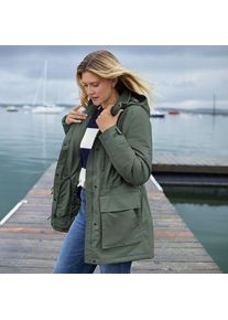 LANDS' END Wasserdichter Parka SQUALL f&uuml;r Damen in Petite-Gr&ouml;&szlig;e, Damen, size: petite, Gr&uuml;n, Nylon, by Lands' End