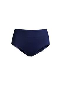 LANDS' END Control-Bikinihose High Waist CHLORRESISTENT f&uuml;r Damen in Plus-Gr&ouml;&szlig;e, Damen, size: plus, Blau, Elasthan/Nylon-Mischung, by Lands' End