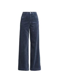 LANDS' END Breitcord-Hose High Waist mit weitem Bein f&uuml;r Damen in Plus-Gr&ouml;&szlig;e, Damen, size: plus, Blau, Elasthan/Baumwoll-Mischung, by Lands' End