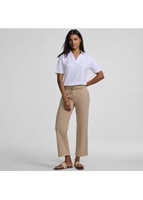 LANDS' END Straight Fit 7/8-Chinos f&uuml;r Damen, Damen, size: regular, Braun, Baumwolle/Lyocell (Viskose)/Baumwoll-Mischung, by Lands' End