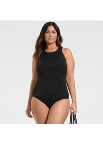 LANDS' END Mid Waist Bikinihose f&uuml;r Damen in Plus-Gr&ouml;&szlig;e, Damen, size: plus, Schwarz, Nylon-Mischung, by Lands' End