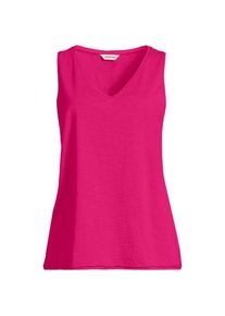 LANDS' END Baumwolltop aus Flammgarn f&uuml;r Damen, Damen, size: regular, Pink, Baumwolle, by Lands' End