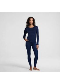 LANDS' END Seidenunterhemd mit Rundhalsausschnitt f&uuml;r Damen in Petite-Gr&ouml;&szlig;e, Damen, size: petite, Blau, Seide, by Lands' End