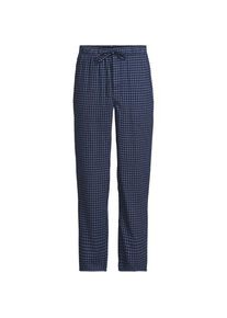 LANDS' END Flanell-Pyjamahose f&uuml;r Herren, Herren, size: regular, Blau, Baumwolle, by Lands' End