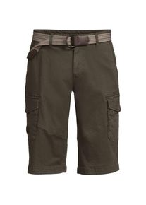 LANDS' END Cargo-Shorts mit G&uuml;rtel f&uuml;r Herren, Herren, size: regular, Elfenbein, Baumwoll-Mischung, by Lands' End