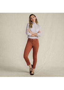 LANDS' END Slim Fit 7/8-Chinos Mid Waist f&uuml;r Damen in Petite-Gr&ouml;&szlig;e, Damen, size: petite, Orange, Baumwolle/Lyocell (Viskose)/Baumwoll-Mischung, by Lands' End