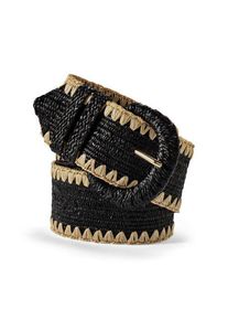 LANDS' END Raffia-G&uuml;rtel f&uuml;r Damen, Damen, size: regular, Zweifarbig, by Lands' End