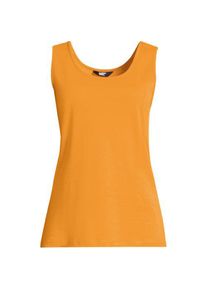 LANDS' END &Auml;rmelloses Top aus Baumwolle in Plus-Gr&ouml;&szlig;e f&uuml;r Dame, Damen, size: plus, Orange, Baumwolle, by Lands' End