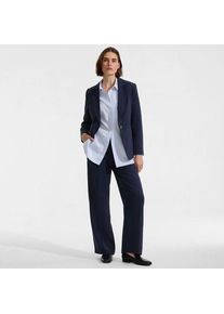 LANDS' END Weite Cr&ecirc;pe-Hose f&uuml;r Damen in Petite-Gr&ouml;&szlig;e, Damen, size: petite, Blau, by Lands' End