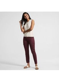 LANDS' END 7/8-Cargohose aus Lyocell-Mischung Mid Waist f&uuml;r Damen, Damen, size: regular, Lila, Baumwolle/Baumwoll-Mischung, by Lands' End