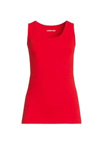 LANDS' END Baumwoll-Top f&uuml;r Damen in Plus-Gr&ouml;&szlig;e, Damen, size: plus, Rot, Baumwolle, by Lands' End