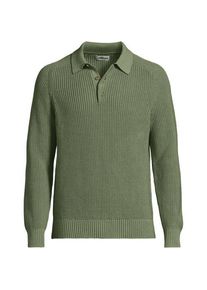 LANDS' END Polopullover Drifter f&uuml;r Herren, Herren, size: regular, Gr&uuml;n, Baumwolle, by Lands' End
