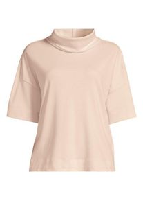 LANDS' END Supima Rollkragenshirt in Plus-Gr&ouml;&szlig;e f&uuml;r Damen, Damen, size: plus, Pink, Baumwolle, by Lands' End