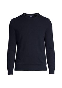 LANDS' END Kaschmirpullover mit rundem Ausschnitt f&uuml;r Herren in Tall-Gr&ouml;&szlig;e, Herren, size: tall, Blau, Kaschmir, by Lands' End