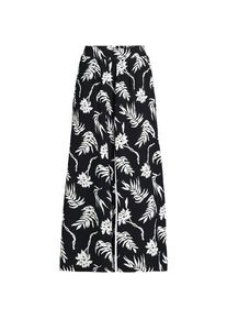 LANDS' END Creaseless 7/8-Palazzohose f&uuml;r Damen in Plus-Gr&ouml;&szlig;e, Damen, size: plus, Schwarz, Polyester, by Lands' End
