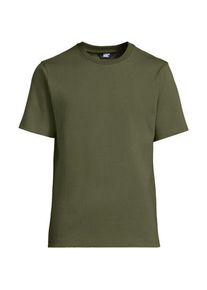 LANDS' END Seriously Soft T-Shirt, Herren, size: regular, Gr&uuml;n, Baumwolle/Polyester/Baumwoll-Mischung, by Lands' End