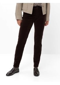 Brax Damen Five-Pocket-Hose Style SHAKIRA BRUNETTE, dunkelbraun, Gr. 40