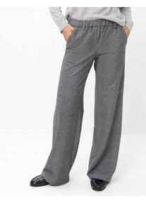 Brax Damen Palazzohose Style MAINE SMOKE GREY, dunkelgrau, Gr. 34K