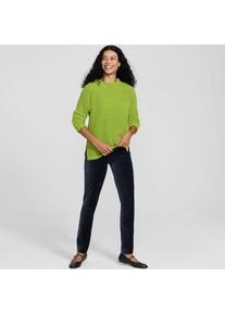 LANDS' END Slim Fit Samthose High Waist f&uuml;r Damen, Damen, size: regular, Grau, Baumwoll-Mischung, by Lands' End