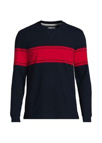 LANDS' END Flammgarn-Shirt aus reiner Baumwolle f&uuml;r Herren, Herren, size: regular, Blau, Baumwolle, by Lands' End