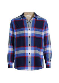 LANDS' END Winter-Flanellhemd, Herren, size: regular, Blau, Baumwolle, by Lands' End