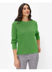 Brax Damen Strickpullover Style LESLEY leaf green, gr&uuml;n, Gr. 34