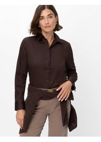 Brax Damen Hemd Style VICTORIA brunette, dunkelbraun, Gr. 46