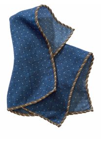 Mey & Edlich Mey & Edlich Herren Kanten-Kunst-Einstecktuch Blau Ma&szlig;e: ca