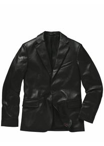 Mey & Edlich Mey & Edlich Herren Substanz-Sakko Schwarz 100 % Leder (Lammnappa)