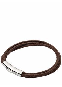 Mey & Edlich Mey & Edlich Herren Wickelwerk-Armband Braun Rindleder