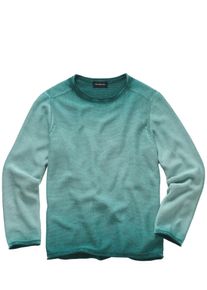 Mey & Edlich Mey & Edlich Herren Gegenton-Pullover Blau 100 % Baumwolle