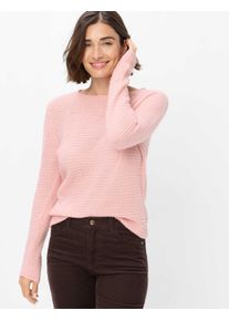Brax Damen Strickpullover Style LESLEY flamingo, Rosa, Gr. 48