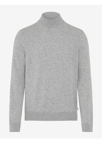 Brax Herren Strickpullover Style BEN platin, hellgrau, Gr. XS