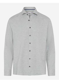 Brax Herren Hemd Style HAROLD platin, hellgrau, Gr. XXXL